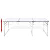 Foldable Camping Table Height Adjustable Aluminum 70.9"x23.6"