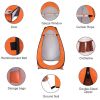 1-2 Person Portable Pop Up Toilet Shower Tent Changing Room Dressing Tent Camping Shelter Orange